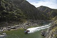 Image Source: Tourism New Zealand. Jet Boating Manawatu Gorge, Manawatu, New Zealand