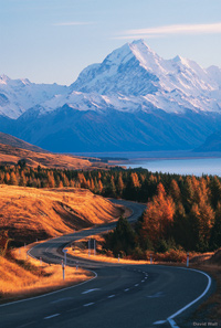 Image Source: Tourism New Zealand. Road to Aoraki/Mt Cook, New Zealand
