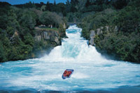 Image Source: Tourism New Zealand. Huka Jet at Huka Falls, Waikato River, Taupo, New Zealand
