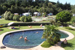 The pool at Katikati Naturist Park