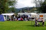 Tents and Caravans at Lake Waihola Holiday Park