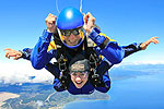 Skydiving over Taupo